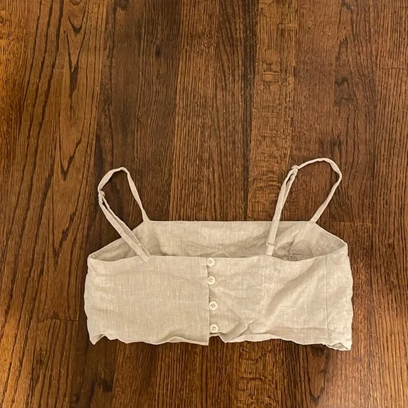 Reformation Cream Wide Leg Jumpsuit - Picture 10 of 10